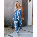 Fashion Design Suspender Wide Leg Off Shoulder Summer Women Plus Size Jumpsuit